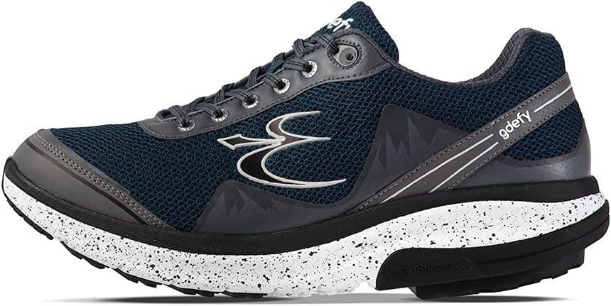 imageGravity Defyer Mens Pain Relief  Arch Support  Plantar Fasciitis  Foot ampamp Knee Pain  Wide Shoes  Orthopedic  Heel Pain  Free Orthotic Included Mighty WalkBlue  Gray