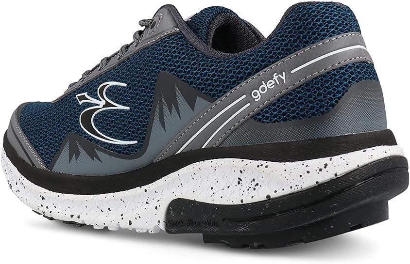 imageGravity Defyer Mens Pain Relief  Arch Support  Plantar Fasciitis  Foot ampamp Knee Pain  Wide Shoes  Orthopedic  Heel Pain  Free Orthotic Included Mighty WalkBlue  Gray