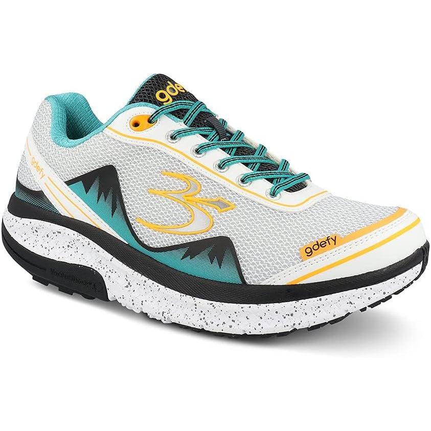 imageGravity Defyer Mens Pain Relief  Arch Support  Plantar Fasciitis  Foot ampamp Knee Pain  Wide Shoes  Orthopedic  Heel Pain  Free Orthotic Included Mighty WalkGreen  White