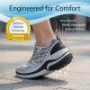 image:imagegdefy ION Walking Shoes for Men  Comfortable Orthopedic Shoes for Standing All Day  Slip Resistant for Work  Patented VersoShock Technology  Wide Toe BoxWhite 