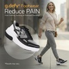 image:imagegdefy ION Walking Shoes for Women  Comfortable Orthopedic Shoes for Standing All Day  Patented VersoShock Technology  Wide Toe BoxWhite  Black