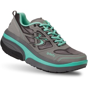 image:imagegdefy ION Walking Shoes for Women  Comfortable Orthopedic Shoes for Standing All Day  Patented VersoShock Technology  Wide Toe BoxTeal  Gray