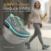 image:imagegdefy Orthopedic Shoes for Women with Arch Support and 3 Orthotic InsolesTeal  Gray