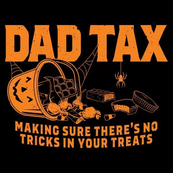 Grunt Style Dad Tax Halloween Mens TShirtBlack