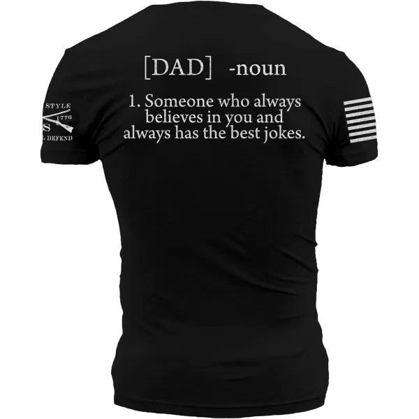 Grunt Style Dad Defined Mens TShirtBlack