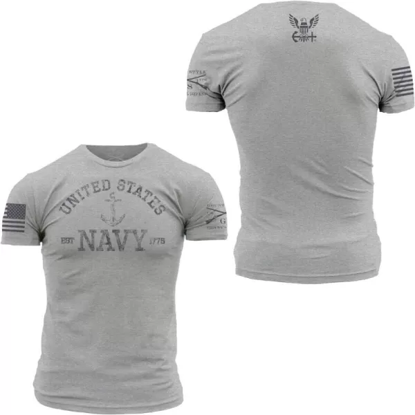 Grunt Style USN Est 1775 20 Mens TShirtAthletic Heather