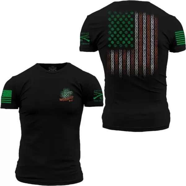 Grunt Style This Well Defend St Patricks Day Edition Mens TShirtBlack