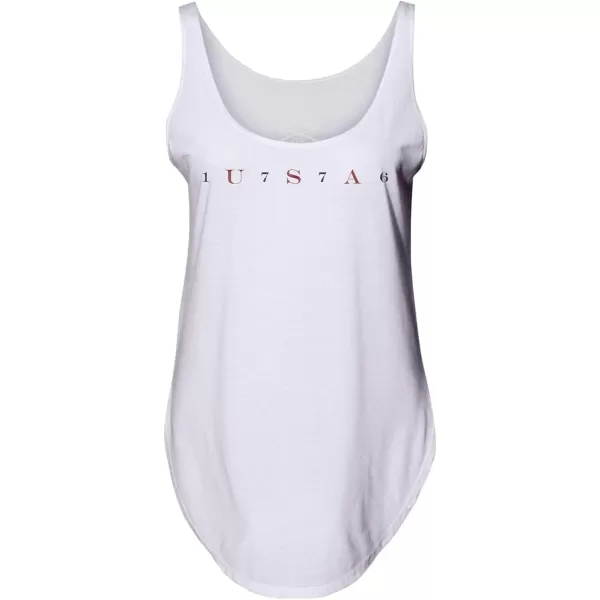 Grunt Style USA 76 Womens Flowy Tank TopWhite