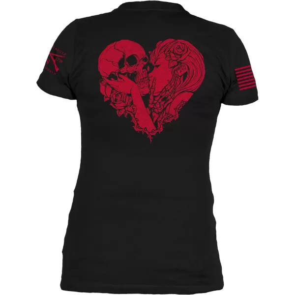 Grunt Style Until Death Do Us Part Womens VNeck TShirtBlack