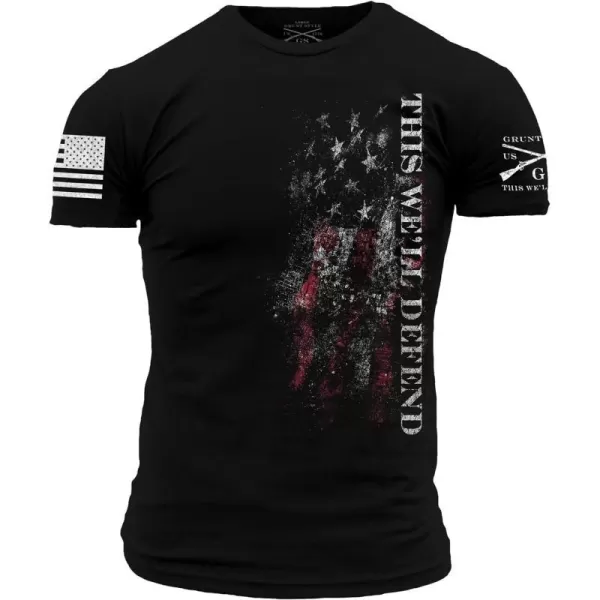 Grunt Style This Well Defend Flag 20 Mens TShirtBlack