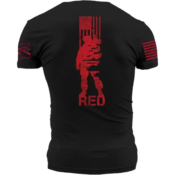 Grunt Style RED All Forces Mens TShirtBlack