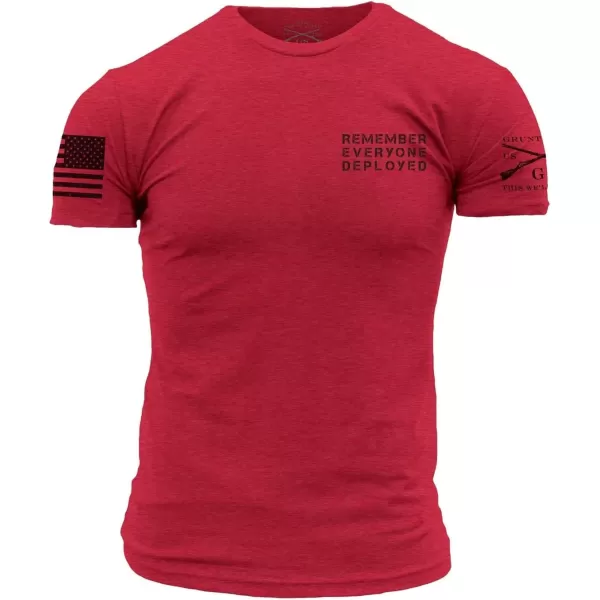 Grunt Style RED All Forces Mens TShirtRed