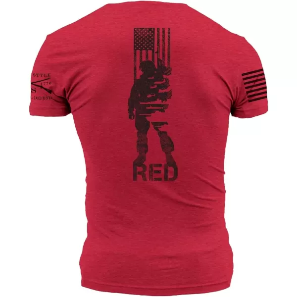 Grunt Style RED All Forces Mens TShirtRed