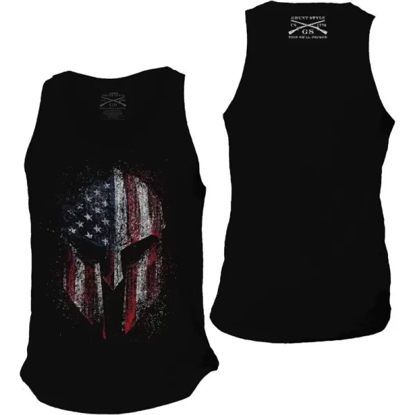 Grunt Style American Spartan Mens TankBlack