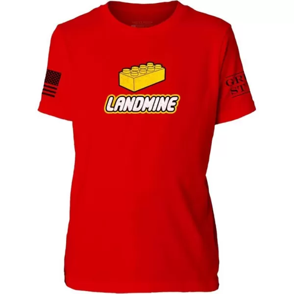 Grunt Style Landmine Unisex Youth TShirtRed