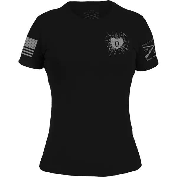 Grunt Style Heart and Soul of A Warrior Womens TShirtBlack