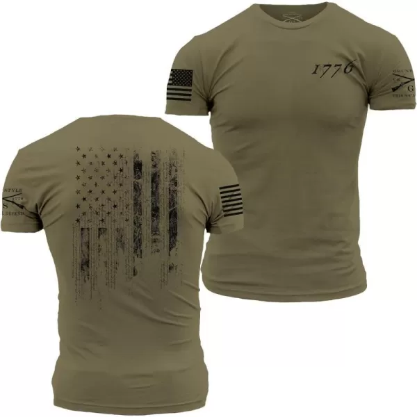 Grunt Style 1776 FlagMilitary Green