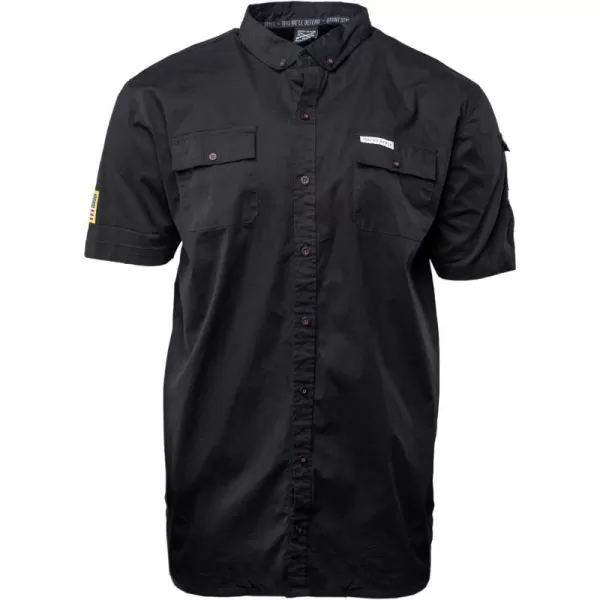 Grunt Style Mens Garage Button DownBlack