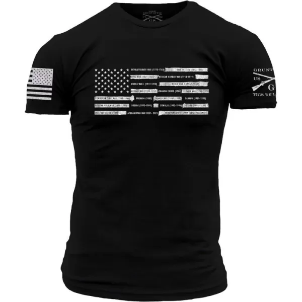 Grunt Style War Flag Mens TShirtBlack