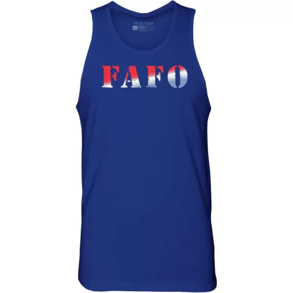 imageGrunt Style FAFO Mens Tank TopRoyal