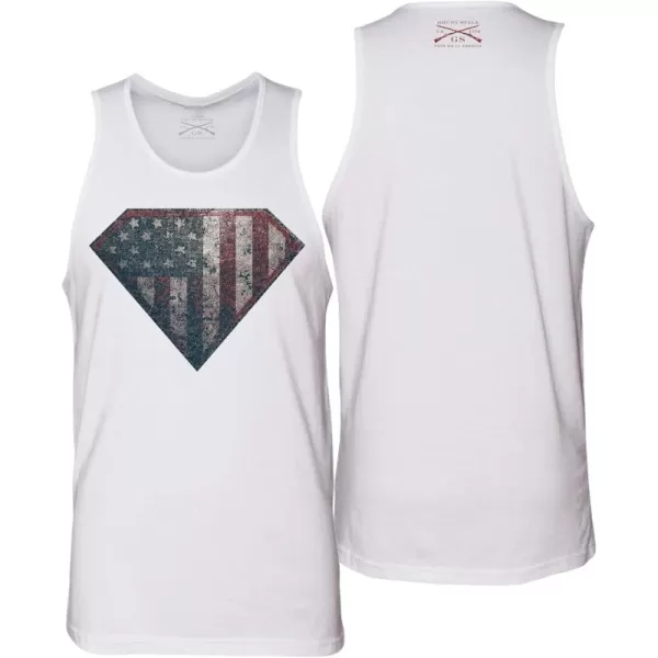 imageGrunt Style Super Patriot 20 Mens Tank TopWhite