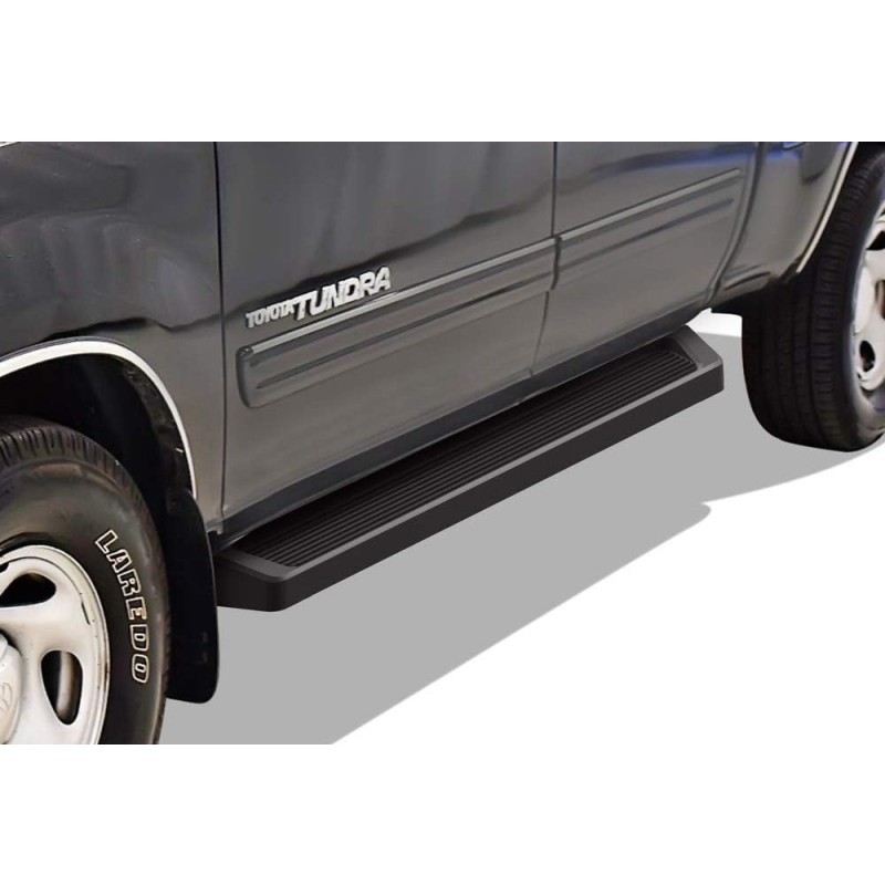 APS Black Running Boards For Toyota Tundra Access Cab 2000-2006 - 6061 Aluminum Nerf Bars