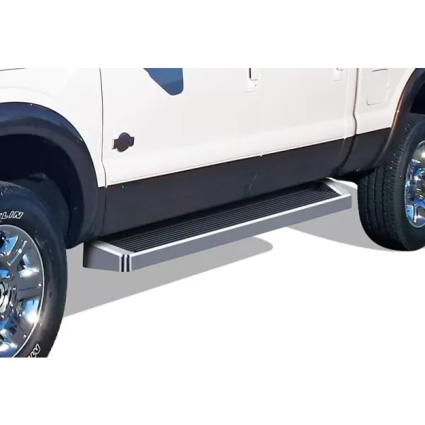 Running Board Style Aluminum Silver