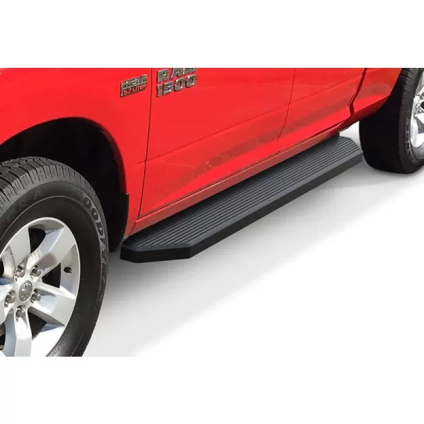 Running Board Flat Style Aluminum Black