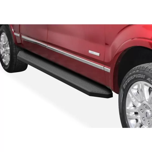 Running Board Flat Style Aluminum Black