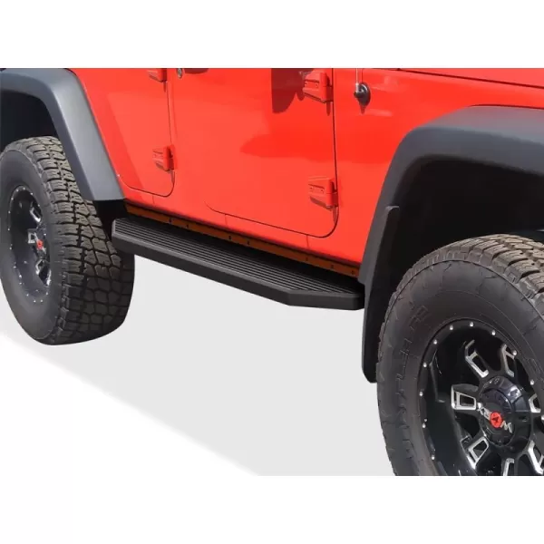 Running Board Flat Style Aluminum Black