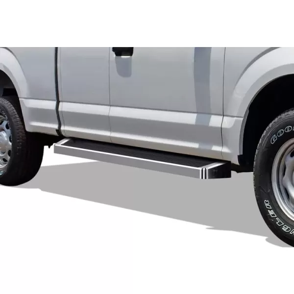 Running Board Style Aluminum Silver