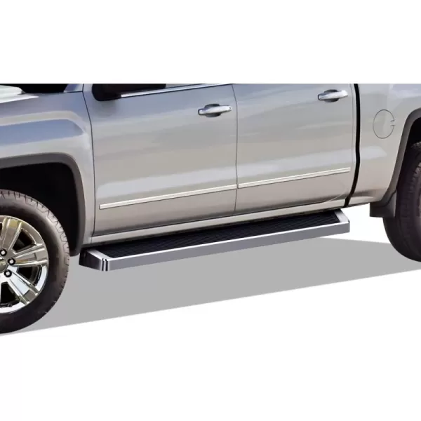 Running Board Style Aluminum Silver