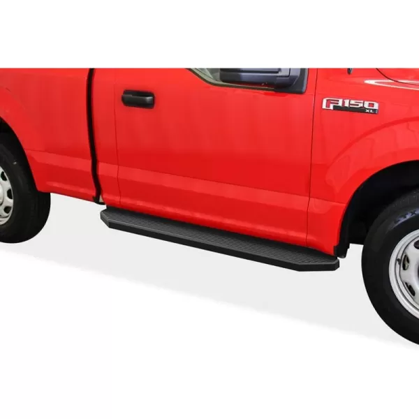 Running Board Flat Style Aluminum Black