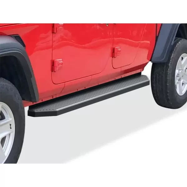 Running Board Flat Style Aluminum Black
