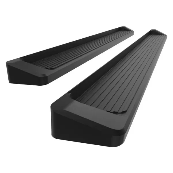 Running Board Style Aluminum Black