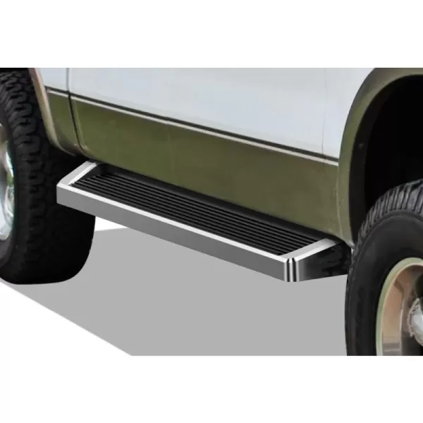 Running Board Style Aluminum Silver