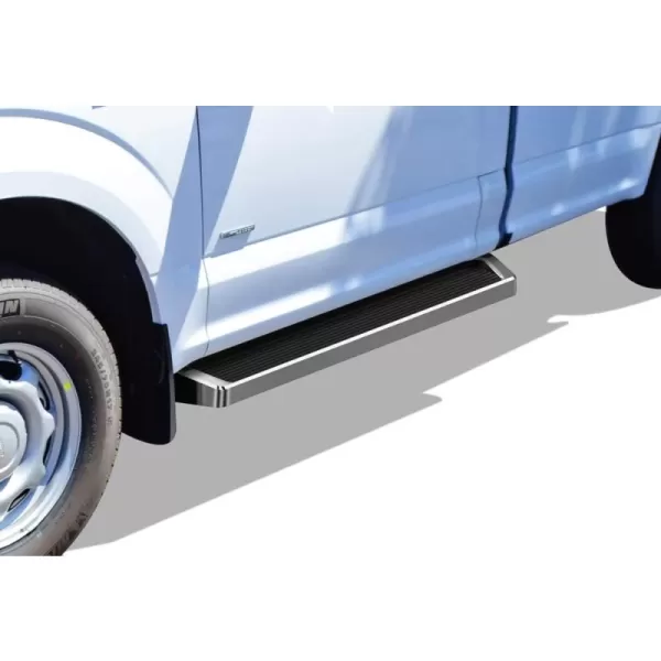 Running Board Style Aluminum Silver