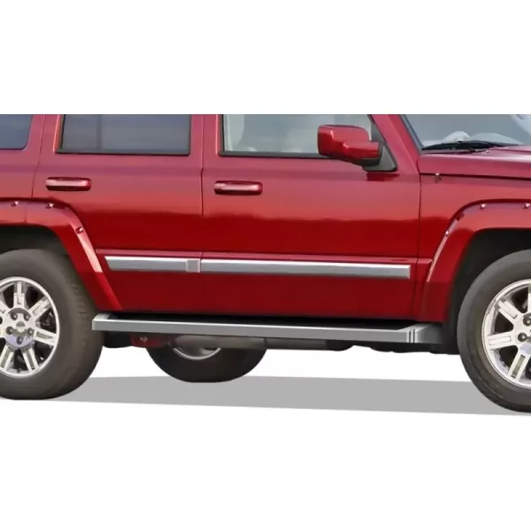 Running Board Style Aluminum Silver