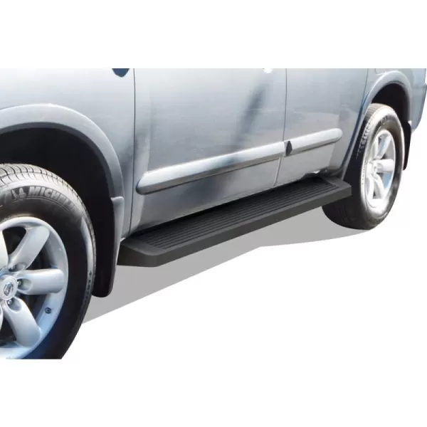 Running Board Style Aluminum Black