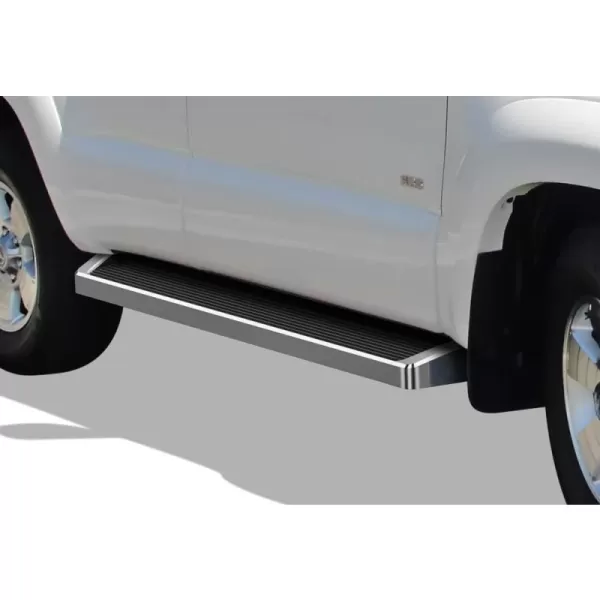 Running Board Style Aluminum Silver