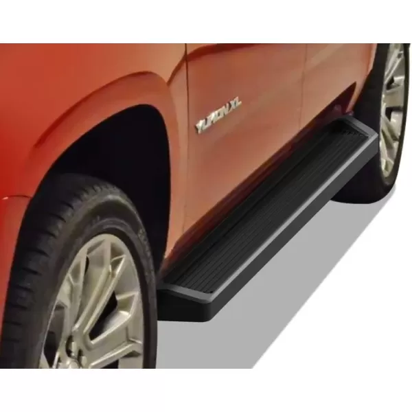 Running Board Style Aluminum Black