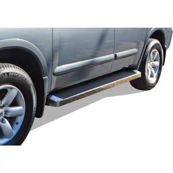 Running Board Style Aluminum Silver