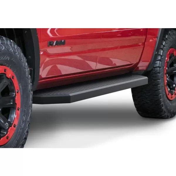 Running Board Flat Style Aluminum Black