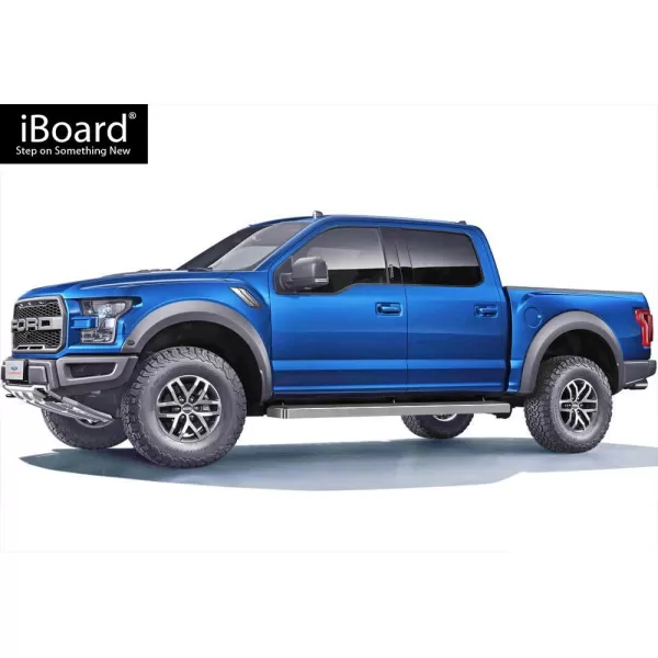 APS IBFY3824 Silver 6" Running Board Side Step 