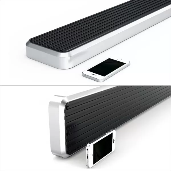APS IBFY3824 Silver 6" Running Board Side Step 