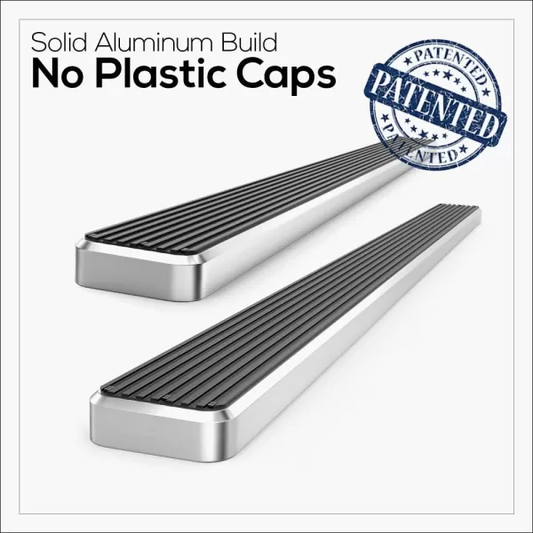 APS IBFY3824 Silver 6" Running Board Side Step 