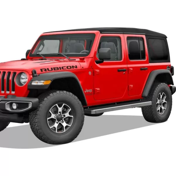 APS Running Boards  Compatible with Jeep Wrangler JL 2018-2024 4-Door   