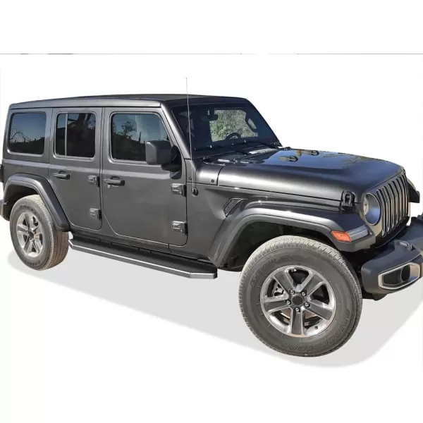 APS Running Boards  Compatible with Jeep Wrangler JL 2018-2024 4-Door   