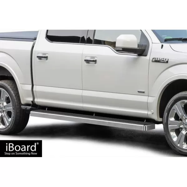 APS IBFY3824 Silver 6" Running Board Side Step 