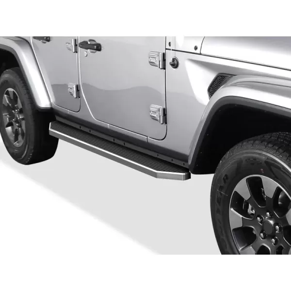 APS Running Boards  Compatible with Jeep Wrangler JL 2018-2024 4-Door   
